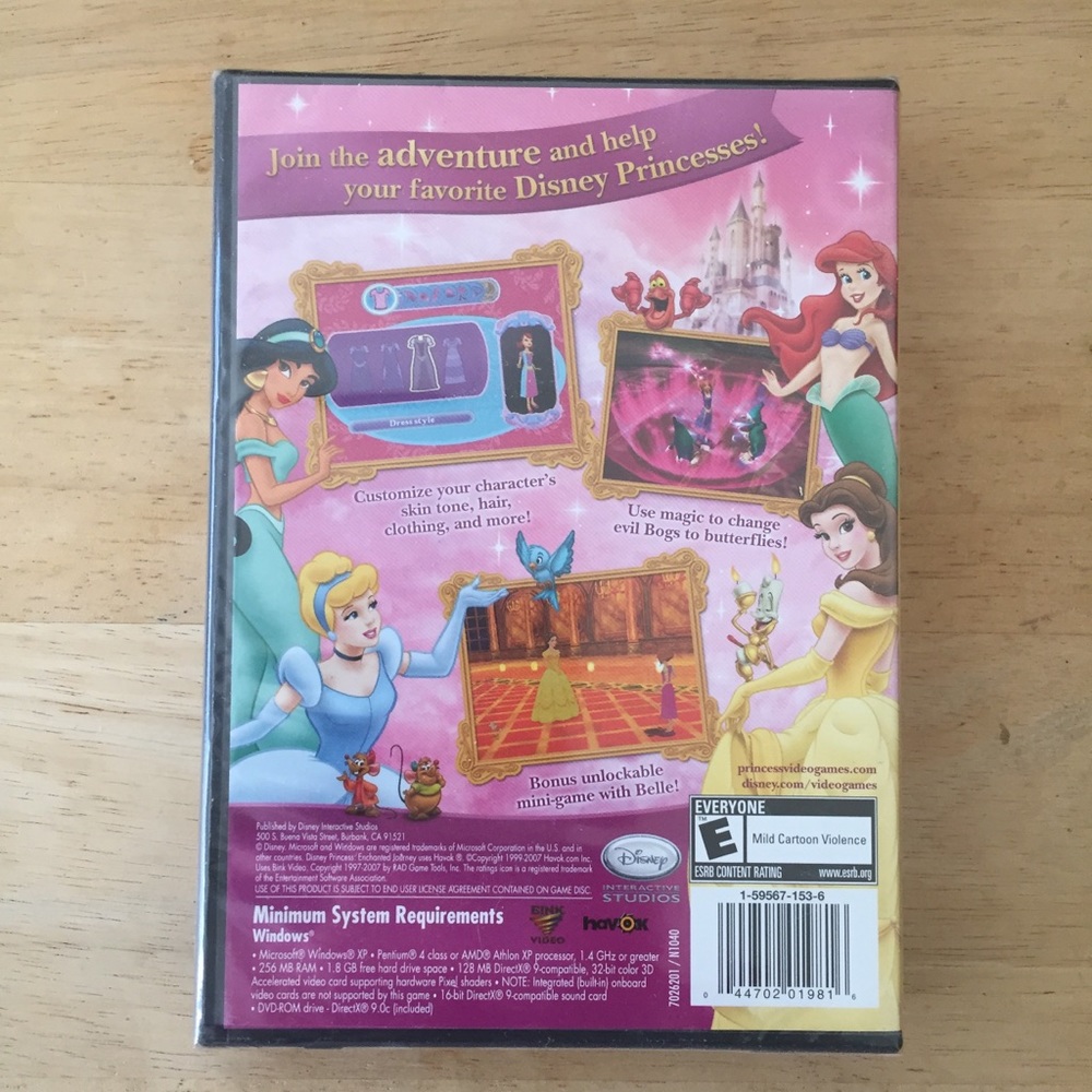 NIB Disney Power Rangers & Princess PC games - Picture 3 of 9